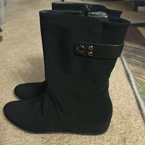 NWOT Stuart Weitzman Downpour Gore-Tex Side Zip Wedge SZ 8.5